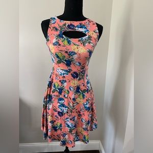 Xhilaration Pink Floral Dress
